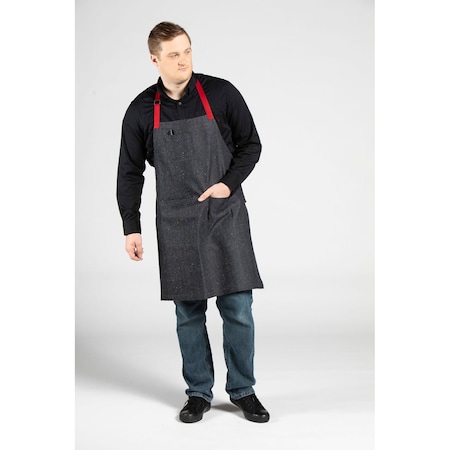 Uncommon Threads Deviate Bib Apron Confetti Red Webbing 3121-D5W3